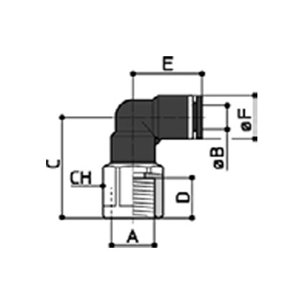 35/CGF - FEMALE threaded  35/CGF - FEMALE threaded